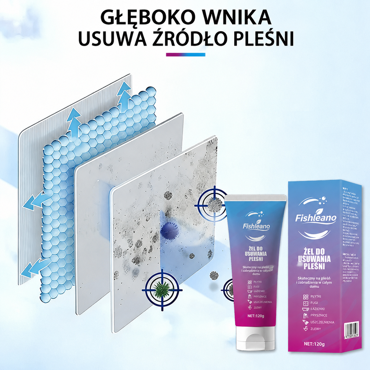 Bielora żel do usuwania pleśni